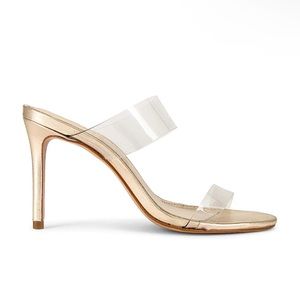 Schutz PVC gold heels